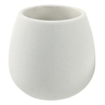 Gedy OP98-02 Toothbrush Holder Made From Thermoplastic Resins and Stone In White Finish